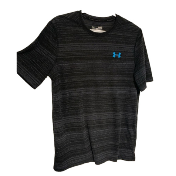 Under Armour black t-shirt strapped gray size small - Picture 1 of 5